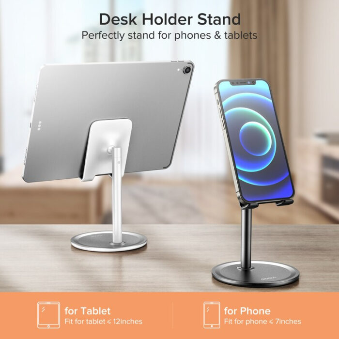 Foldable desktop phone stand