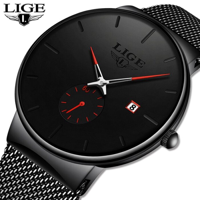 Lige womens watches top brand luxury casual and waterproof 2